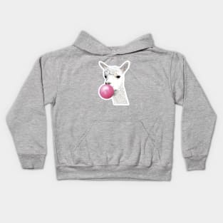 All you need is love and llamas Kids Hoodie